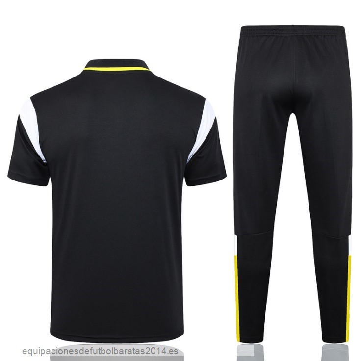 Nuevo Conjunto Completo Polo Borussia Dortmund 23/24 Negro Amarillo Baratas